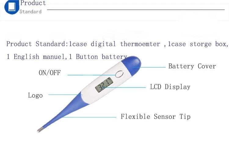 China Manufacturer Wholesale Family Health Care Base Use Indoor Digital Thermometer