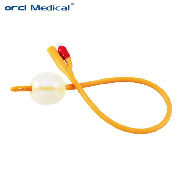 Medical Disposable Urinary Catheter 2way 3way Silicone Coated Catheter Latex