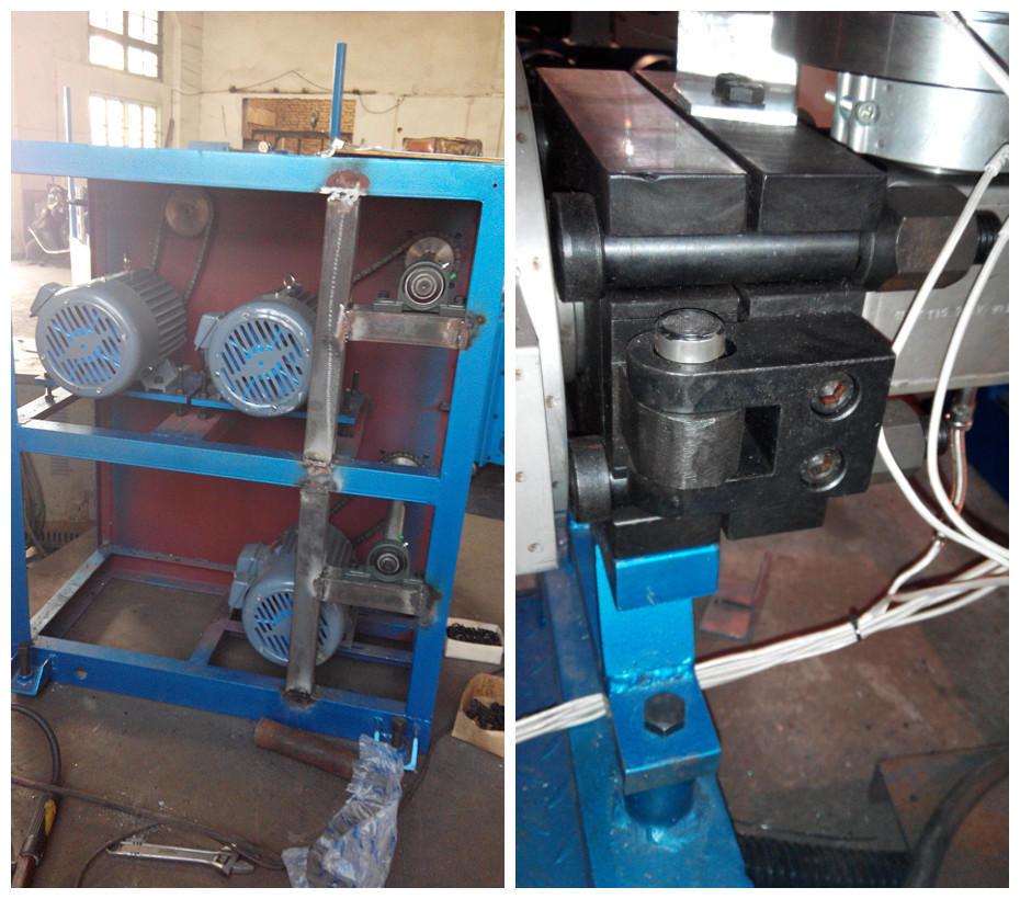 Energy Saving Heat Shrink Label Film Blown Machine With Pillar Under Electric Lift