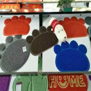Quality Plain Coir Doormat Shaggy Pattern Color Red Brown Blue Green Orange wholesale