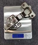 Two Hole SS201 Iron Heavy Duty Cabinet Metal Door Hinges Polished