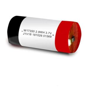 China 500 Cycles 17350 Lithium Polymer Battery Cell 2.9Wh Cigarette Battery on sale