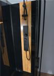 Shower Cabin with White acrylic tray 1200*800*2250cm black aluminium