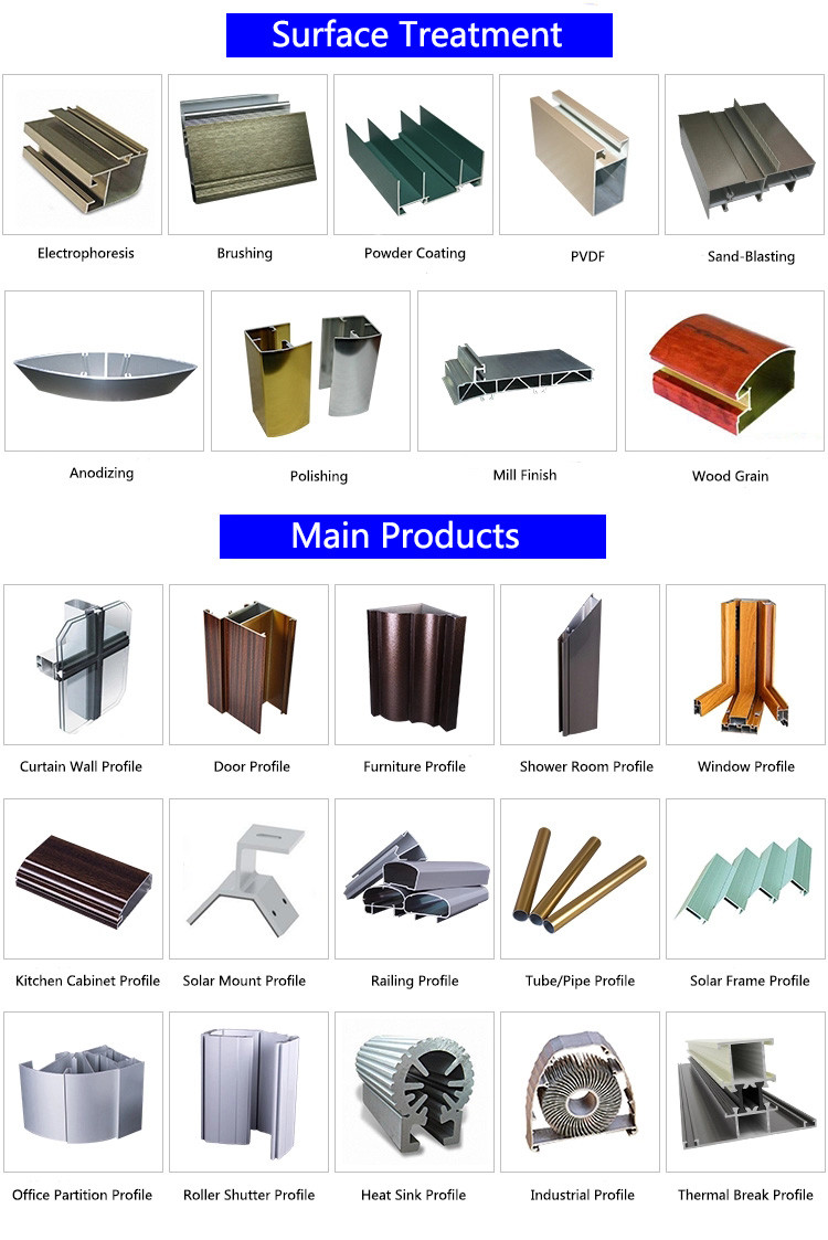 Green Coated Wardrobe Aluminium Profile T5 State Excellent Machinability