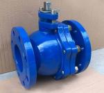 ANSI PTFE flange end cast iron ball valve