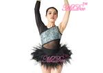 Single Sleeve Sequin Chest Lace Skirt Ballet Performance Costumes For Competitio