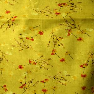 Quality 54*58 Dress Cotton Printed Non Woven Ramie Linen Fabric wholesale
