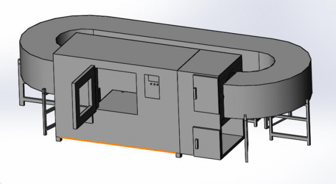 IEC 60529 GB2423.37 Dust Chamber For Testing Dust Resistance Of Electronics, Auto Components 0