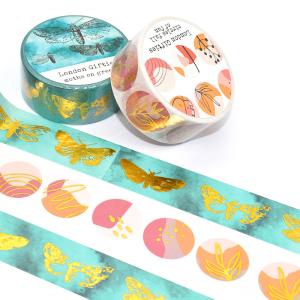 Quality Custom Printed Clear Foil Washi Tape Waterproof Washi Paper Tape wholesale