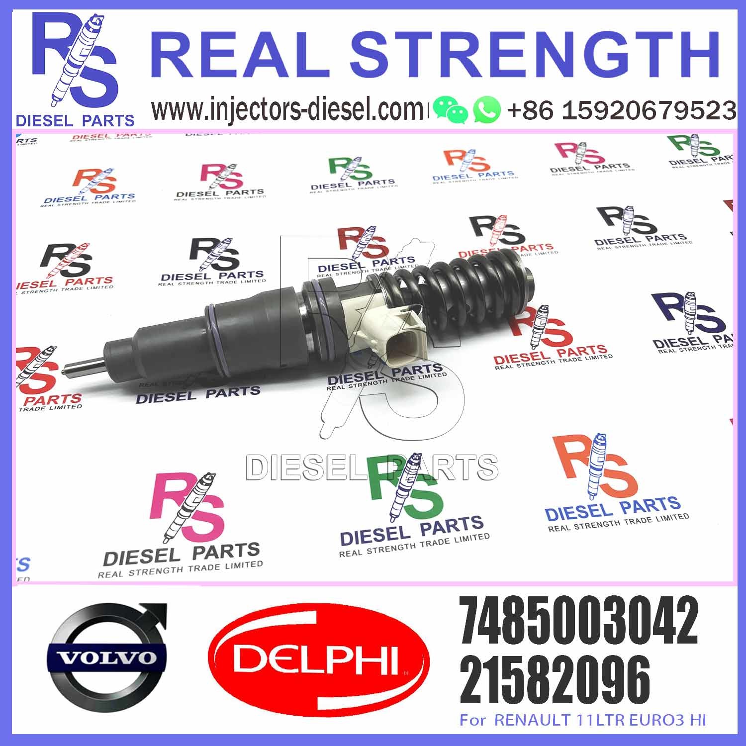 Diesel Fuel Injector Nozzle 7421644598 7485003042 7485003949 85003042 85003949 for V-O-L-V MD11 RENAULT Premium Diesel Eng