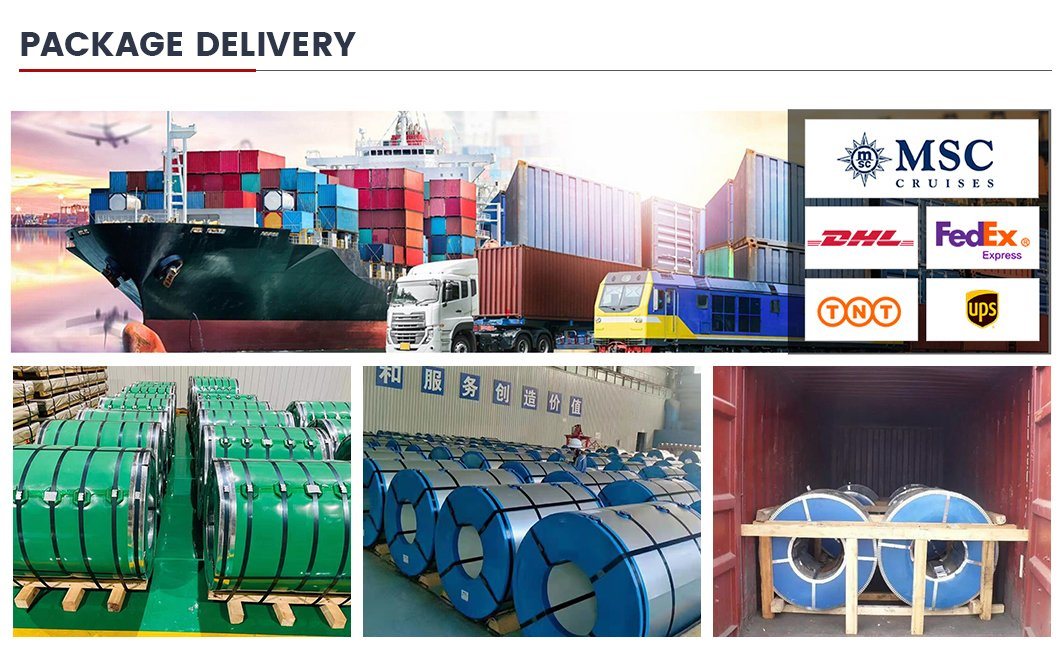 Color Coated 26 Gauge PPGL Galvanized Steel Coil Zinc Sheet Metal PPGI Z275 Dx51d+Z Dx52D SGCC Red, Blue, White, Grey, Ral Color