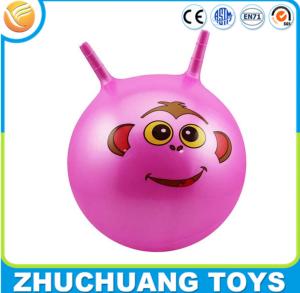Quality wholesale happy face picture bouncing balls printed logo wholesale