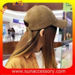 QF17008 Sun Accessory customized fashion red baseball caps for girls ,caps in