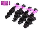 Unprocessed Malaysian Hair With Closure , 12a Malaysian Loose Wave Bundles