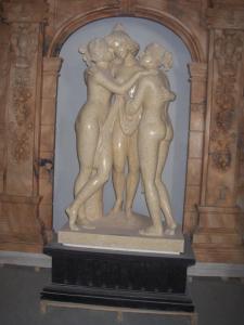 Quality Three grace lady sculptures / garden Decoration Sculpture wholesale