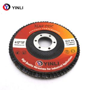 Quality Calcined Aluminum Oxide 125 Mm 5 Inch Flap Disc For Polishing Metal And Wood wholesale