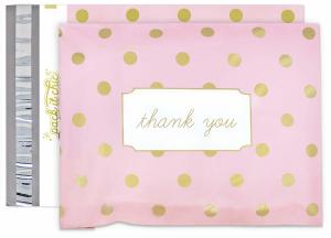 Quality Thank You Poly Mailer Envelope Plastic Custom Mailing Shipping Bags Self Seal wholesale