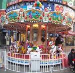 Attractive Classic Amusement Park Rides , Carnival Merry Go Round Playground