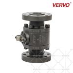High Pressure 2 Three Piece Forged Trunnion Mounted Ball Valve Api 608 DN50