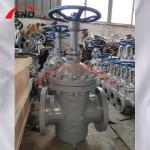 Handwheel Flange Flat Gate Valve Non Rising Stem Seated WCB Gate Valve Coating