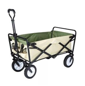 Quality Qingdao Port Iron Collapsible Folding Camping Outdoor Utility Wagon Cart for Easy Storage wholesale