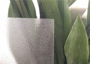 Quality Opaque Decorative Patterned Glass 3.2 Mm Thickness Brass / Nickel / Patina wholesale