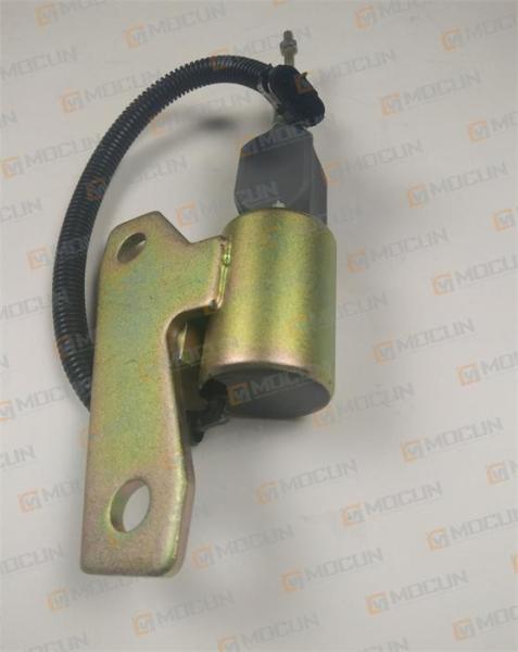 Durable Excavator Solenoid Valve 24V Cummins Fuel Shut Off Solenoid Vavel
