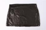 Nightclub Style Black Sexy Women Mini Skirt 100% Polyester With Sequin