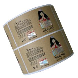 Quality Tear Resistance Adhesive Label Sticker Custom Die Cut Shape Offset Printing wholesale
