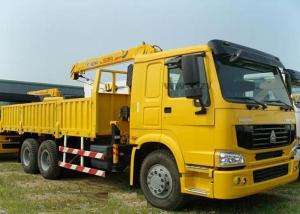 Quality High Performance Telescoping Boom Truck Mounted Crane 6X4 290HP 14.5m Lifting Height wholesale