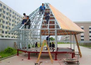 Quality Hot-Sale Prefab Light Steel Structure Holidays Thailand Wooden House Bungalow With 3 Bedrooms wholesale