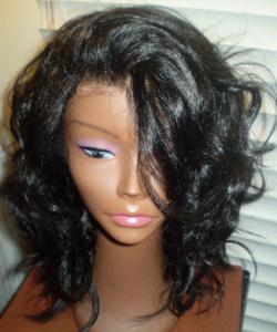 Quality Glueless Full Silk Blonde Natural Human Hair Wigs / Brazilian Lace Front Wigs wholesale