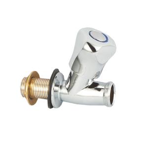 Quality Quick Open Half Inch Bathroom Brass Angle Valve Chromed Abrasion Proof wholesale