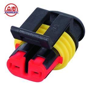 Quality Plastic 2 Pins Waterproof Auto Wire Connectors TS16949 Certification wholesale