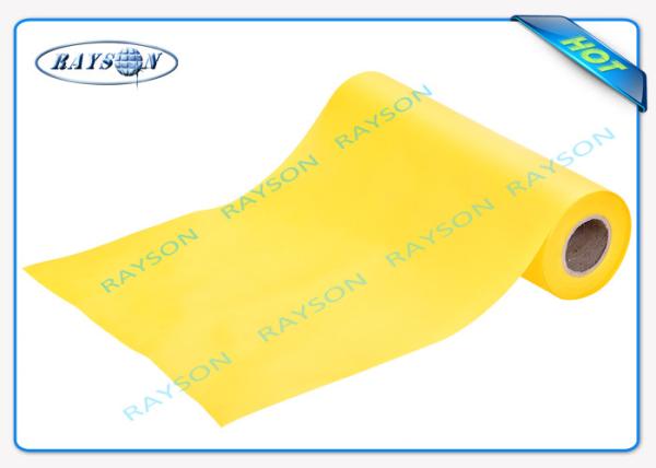60g Blue And White Spun bond Polypropylene Non Woven Fabric Flat Water Smooth