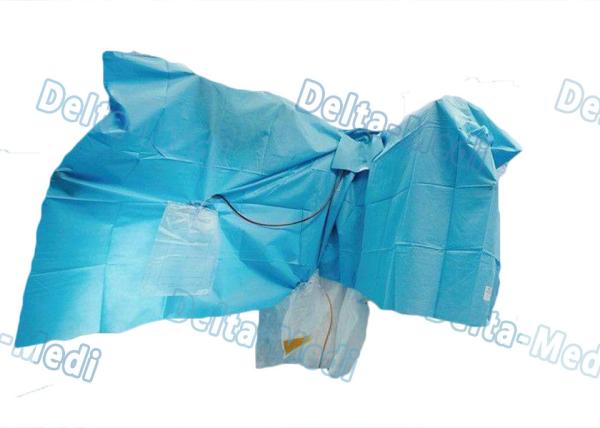 TUR Surgical Disposable Sterile Urology Drape / Lithotomy Drape With Aperture /
