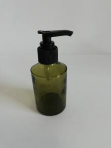 Quality Natural Body Glass Lotion Bottles Travel Container With Pump Dispenser wholesale