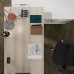 Series Office Desk Square Steel Legs customization Large Boss Supervisor Manager