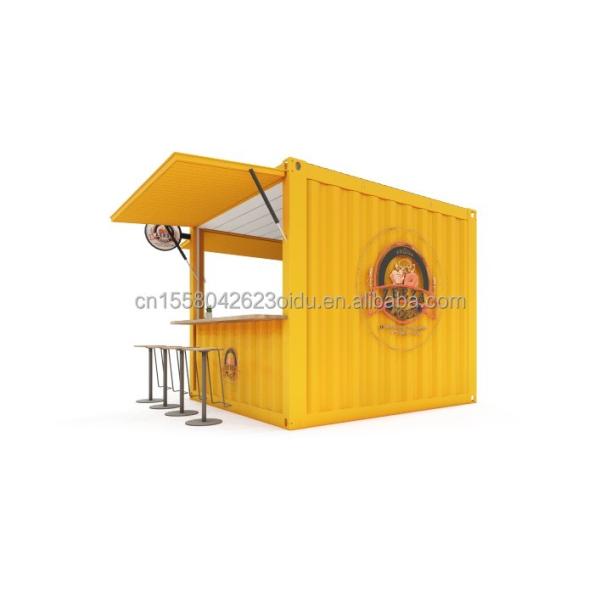 Galvanized Steel Bending 180g 10FT Mini Pop-up Shop Container Coffee Shop/Bar