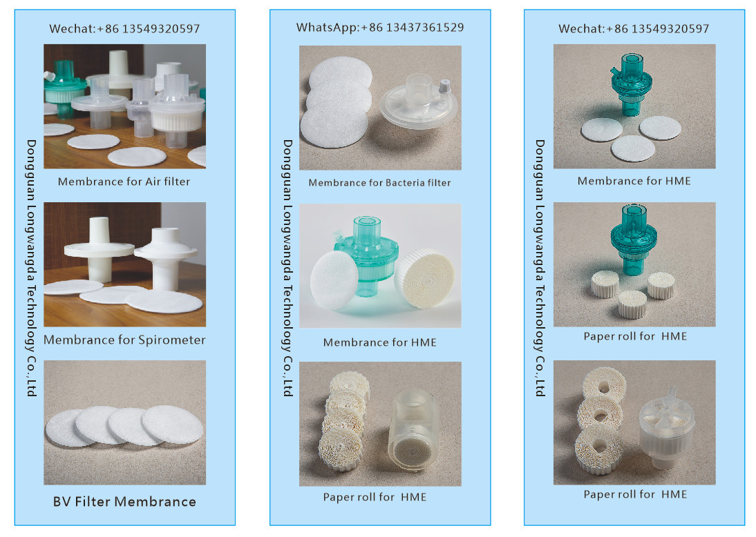 Custom Sized Wooden Paddle HME Filter Paper For Munters Desiccant Rotor Air Filtration