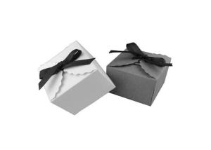 Quality Square Shape Custom Printed Gift Boxes Coated Paper Material Size 6.5 * 6.5 * 4.5cm wholesale