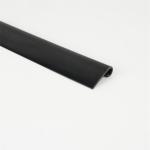 Flexible Wide PVC Profile for Industrial Settings Black