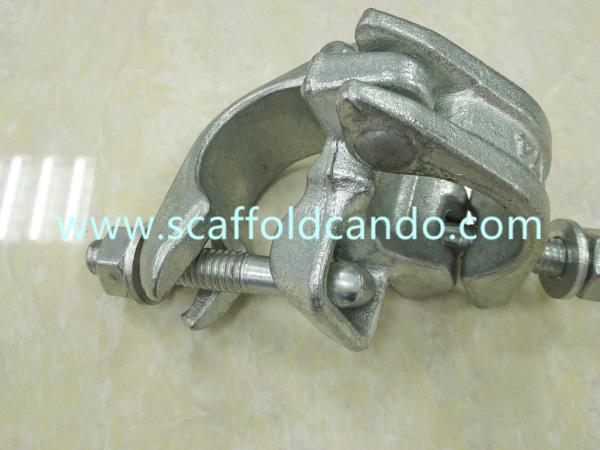 Good loading bearing strength Q235 forged double coupler for connecting OD43mm