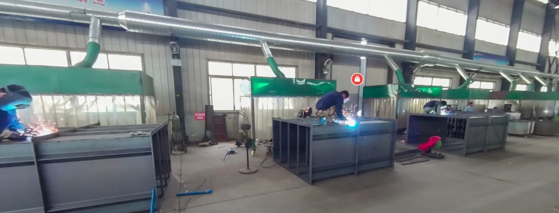 Custom Sheet Metal Parts Laser Cutting Welding Parts with Customized Color