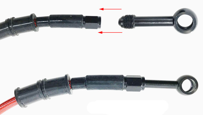Thread Brake Hose Banjo Fitting Single Banjo Bolt M18 x 1.5