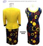 Yellow/White jacket Color circle plus size clothing