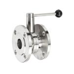Stainless Steel Sanitary 304 316 DN150 Butterfly Valve 3A DIN