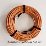 ST-DLC-35M 6.5mm Orange LSZH Armored Fiber Patch Cord