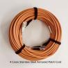 Buy cheap ST-DLC-35M 6.5mm Orange LSZH Armored Fiber Patch Cord from wholesalers