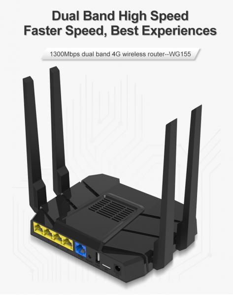 LTE WiFi Router 192.168.1.1 4g Gigabit Wireless Router / AC1200 Wireless Router